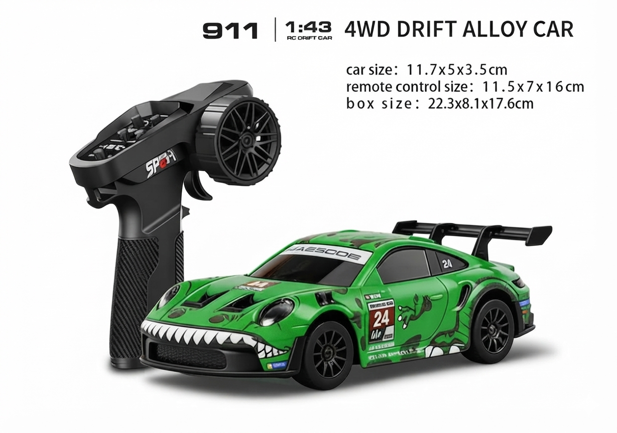 Rexy Porsche 911 4WD RC drift car