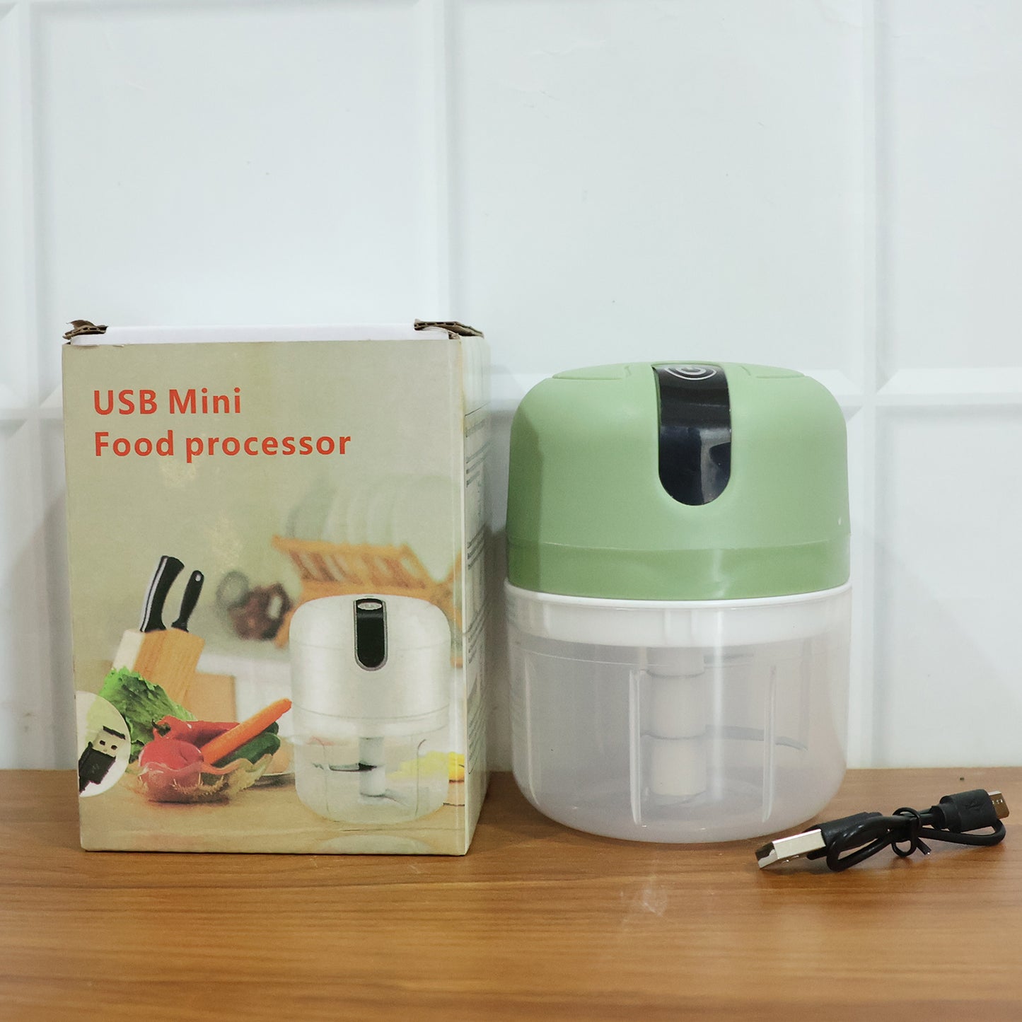 Mini Electric Food Processor Vegetable Chopper Garlic Chopper Machine (250 Ml)