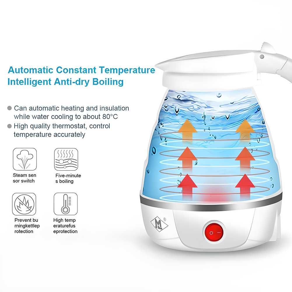 Electric Kettle - Silicone Foldable