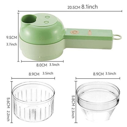 4 in 1 Portable Electric Vegetable Cutter