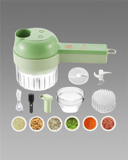 4 in 1 Portable Electric Vegetable Cutter