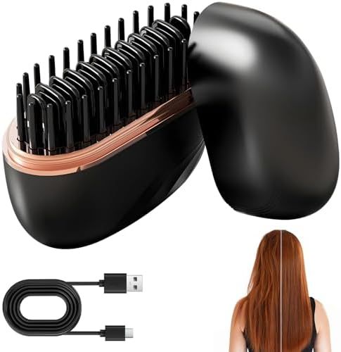 Mini Cordless Hair Straightener Comb