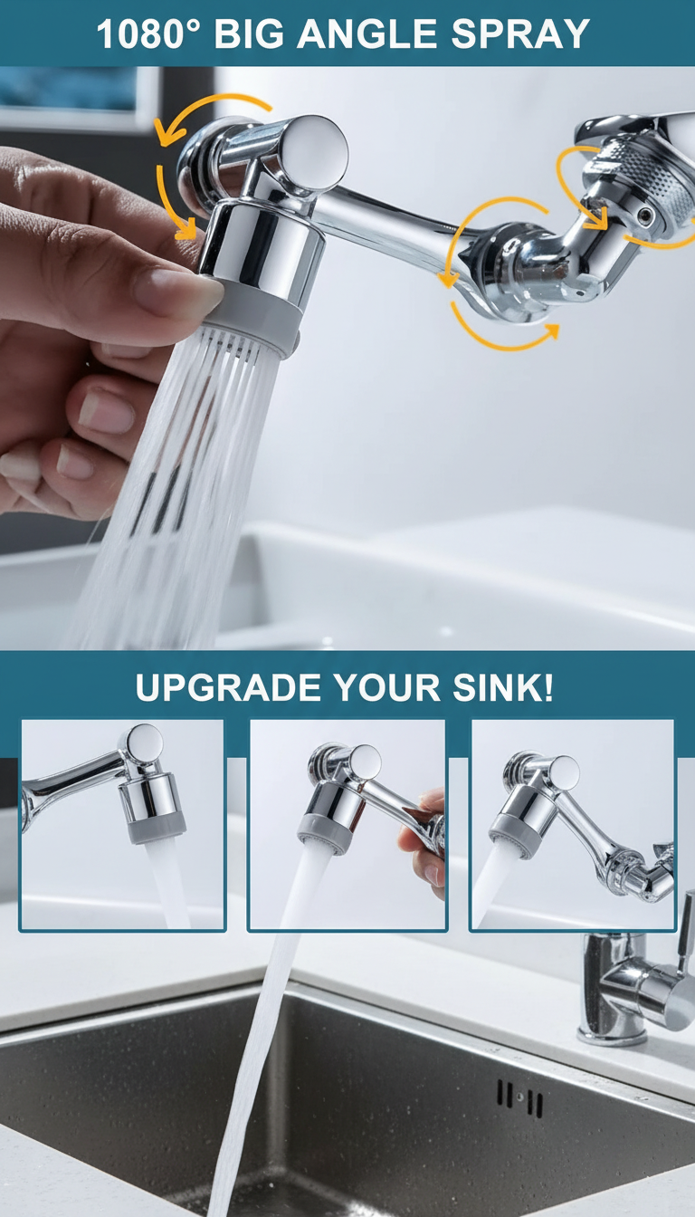 CleverChoice™ 1080° Rotating Faucet Extender