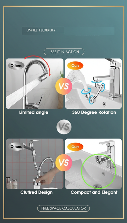 CleverChoice™ 1080° Rotating Faucet Extender