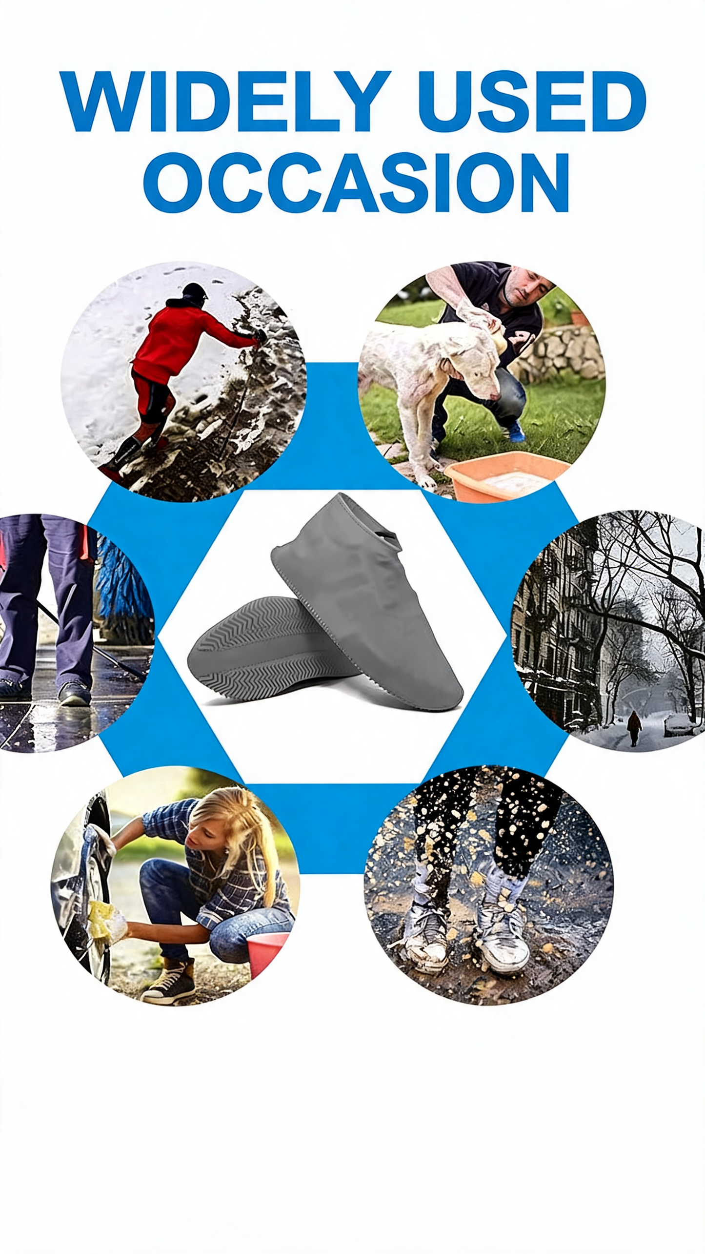 Free size  water proof shoe cover silicon Buy 1 Get 1 Free