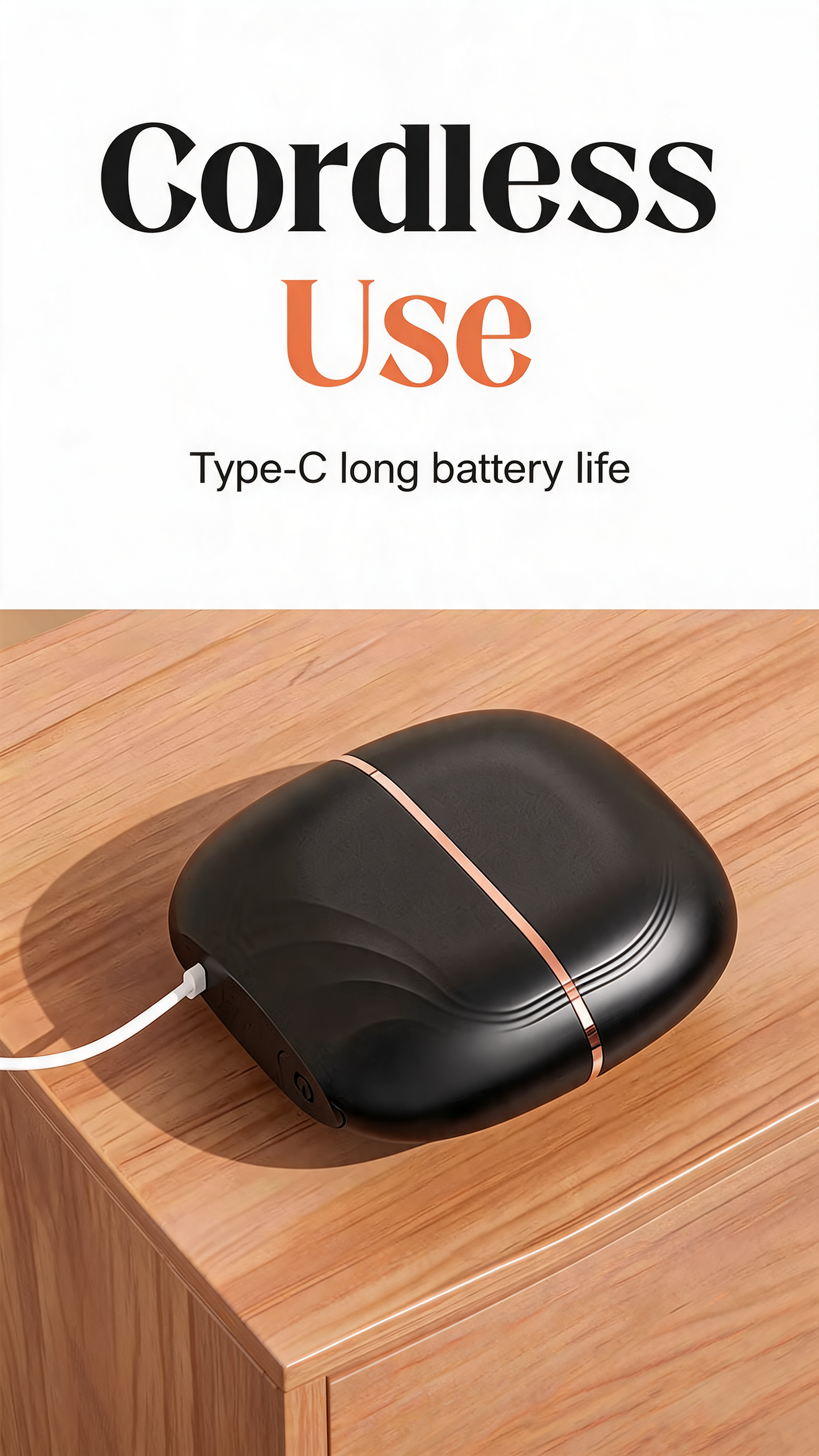 Mini Cordless Hair Straightener Comb