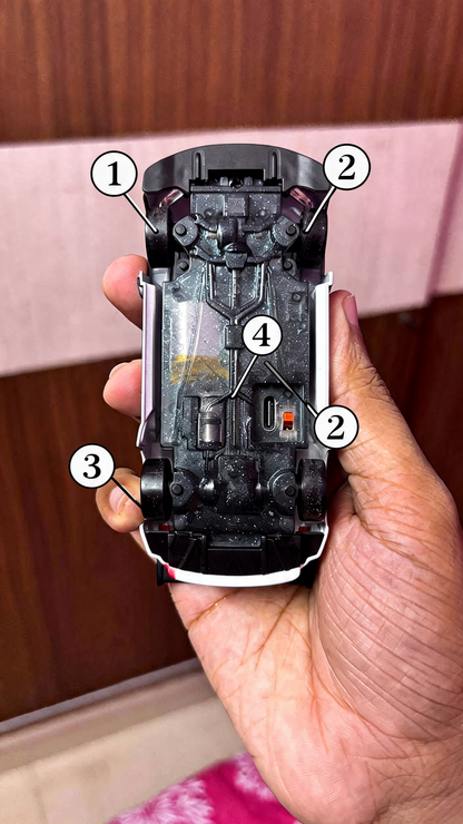 BMW Style 4WD RC Drift Car – 1:43 Scale High-Speed Racer 18kmph