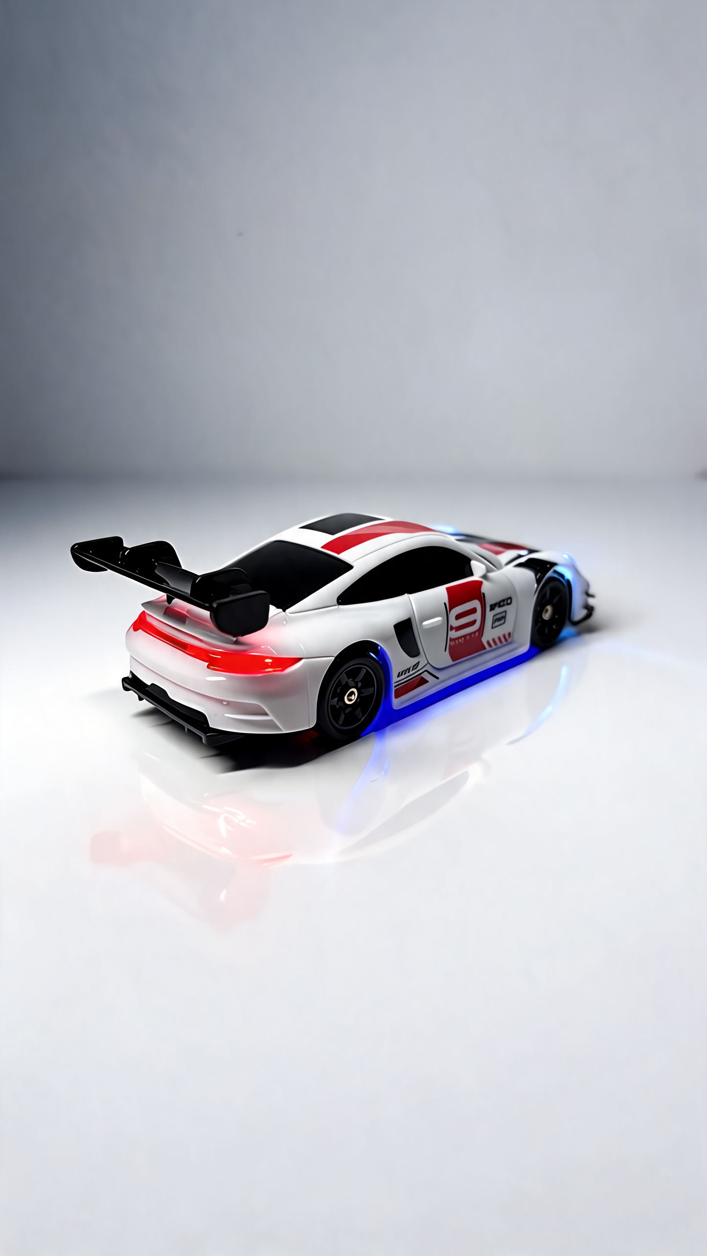 Porsche 911 GT 4WD Drift RC Car Fiber  body 1:43 scale 20Kmpl High speed