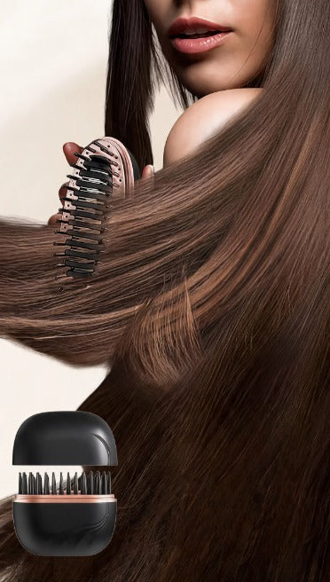 Mini Cordless Hair Straightener Comb