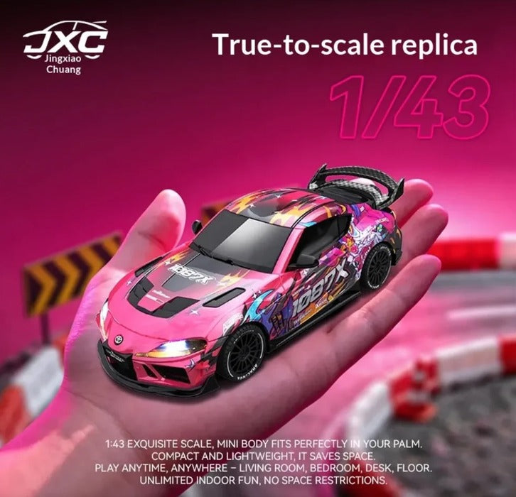 CC JXC SP4301 Official Licensed Supra 1/43 4WD Drift Car with Gyro